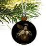 Bruce Lee Golden Dragon Mini Small Tiny Wood Christmas Tree Holiday Ornament - 3 of 4