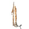 Kurt Adler 10-Light 9.75-Inch Capiz Angel Treetop with Scroll Design and Pearls - 4 of 4
