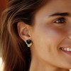 Ross-Simons Black Onyx and .25 ct. t.w. Diamond Earrings in 18kt Gold Over Sterling - 2 of 4