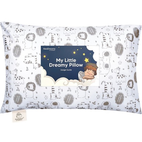 KeaBabies Toddler Pillow with Pillowcase, 13X18 Soft Organic Cotton Toddler Pillows for Sleeping, Kids Travel Pillow Age 2-5 - image 1 of 4