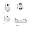 Roselli Trading Dubai 8 pc Bath Set (black trim) - 3 of 4