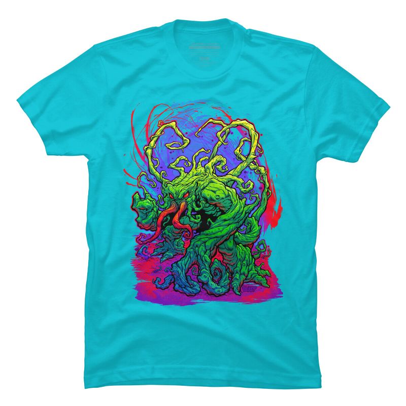 Men's Design By Humans RISE, TENDRIL, RISE! By BeastPop T-Shirt, 1 of 4