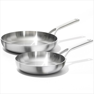 Oxo 5pc Ceramic Pro Non-stick Cookware Set Gray : Target