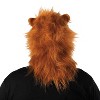 Morris Costumes Lion Adults Moving Mouth Overhead Halloween Costume Mask - Brown One Size - 2 of 4
