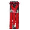 CTM Men's Buffalo Plaid Bow Tie with Solid Suspender Set - 4 of 4