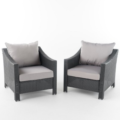 target black outdoor chairs