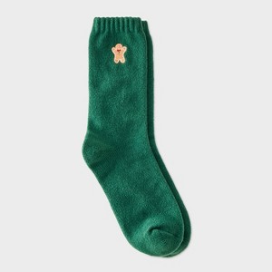 Women's Embroidered Super Soft Crew Socks - Wondershop™ 4-10 - 1 of 3