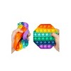Link Rainbow Bubble Popper Sensory Fidget Toy Silicone Stress Reliever Toy Autism Special Needs - 4 Pack - 4 of 4