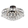 Elegant Lighting Savannah 18 inch flush mount in black - 3 of 4