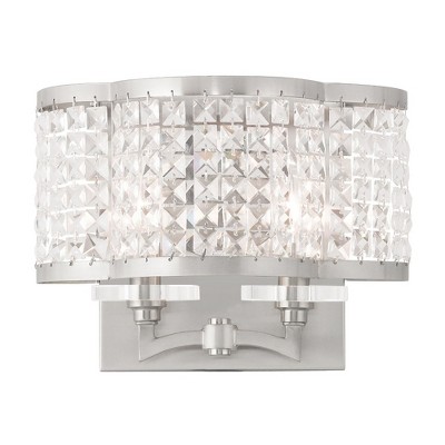 Livex Lighting Grammercy 2 - Light Wall Light in  Brushed Nickel