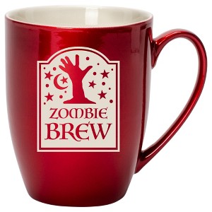 100 North Magic Potion 10 Ounce Cardinal Red Metallic Finish, Comfortably Fits Your Hands, New Bone China Coffee Tea Cup Mug, Zombie Brew - 1 of 1