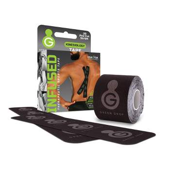 Green Drop Kinesiology Tape Strips - Natural Muscle Relief