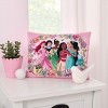 Disney Princesses Courage and Kindness Pink, Blue, Green and Yellow Ariel and Snow White, Tiana and Moana, Cinderella, and Jasmine Toddler Pillow - 4 of 4