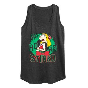 Women's - Hey Arnold! - Ho Ho Stinko Graphic Racerback Tank - 1 of 4