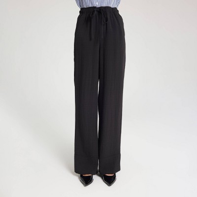 Women's Pull-On Linen Like Straight Leg Pants - A New Day™