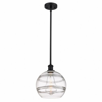 Rochester - 1 Light Stem Hung Mini Pendant In Industrial Style-11.63 Inches Tall and 10 Inches Wide