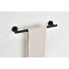 OUTSUPPLY 3-Piece Modern Bathroom Hardware Set, Rust-Resistant Towel Bar, Toilet Paper Holder, Robe Hooks - 4 of 4