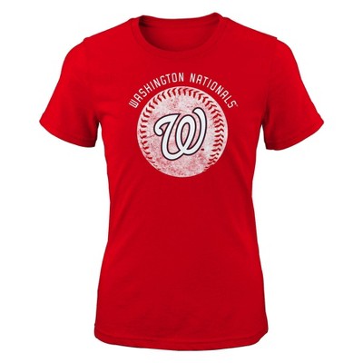 Mlb Washington Nationals Boys' Oversized Graphic Core T-shirt : Target