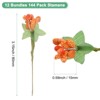 Unique Bargains Wedding DIY Craft Decorations Artificial Flower Stamen Kit 144 Pcs - 3 of 4