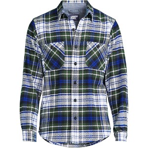 Lands' End Men's Tall Rugged Work Shirt - 1 of 4