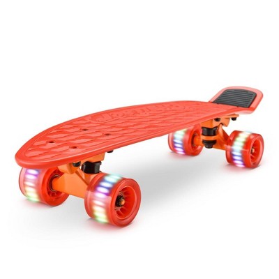 Hurtle 6" PP Deck Mini Cruiser Skateboard for Kids and Adults