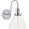 Elegant Lighting Histoire 1 light chrome Wall Sconce - 2 of 4