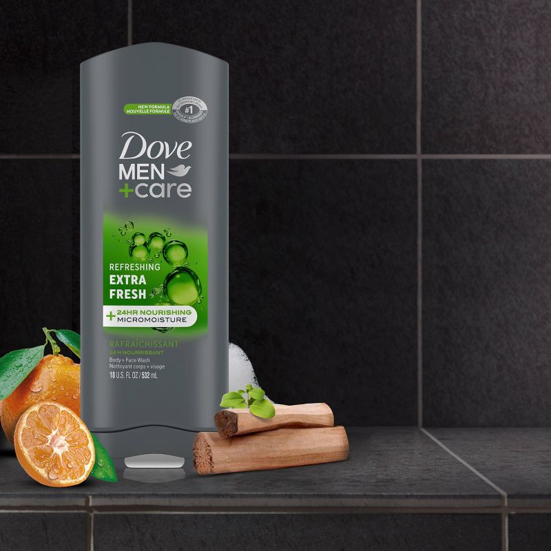 Dove Men+Care Extra Fresh Micro Moisture Cooling Body Wash - 18 fl oz, 6 of 13