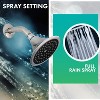 Niagara Conservation Sava Spa 1-Spray with 1.5 GPM 4.4-in. Wall Mount Adjustable Fixed Shower Head - Chrome - 4 of 4