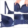 Agnes Orinda Women's Plus Size Lace Polka Dots 2-Piece Lingerie Set - 3 of 4