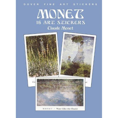 Monet - (Fine Art Stickers) by  Claude Monet (Paperback)