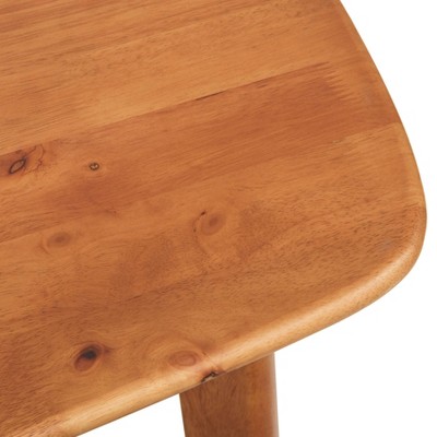 Nettie Walnut and Teal Mid-Century Modern Dining Set with Bench