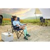 SKRAN Portable Collapsible Chair, Oversized Camping Folding Chair With Sturdy And Durable Frame,Cup Holder,Quad Lumbar Back Easy Storage,For Camping - 2 of 4
