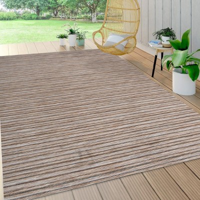 Finn Modern Farmhouse Pinstripe  Area Rug  - JONATHAN Y