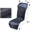 Zone Tech Cooling Car Seat Cushion Black 12V Automotive Massager Car Seat Cooler Pad Air Conditioned Seat Cover. Perfect for summer Road Trips - 4 of 4