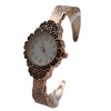 Olivia Pratt Elegant Flower Detailed Face Bangle Women Watch - 2 of 3