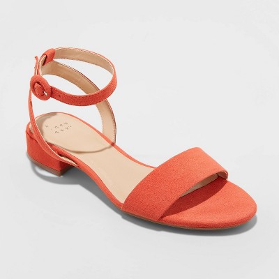 coral sandals