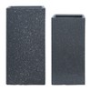Syemin Planters Resin Square Nested Planters with Outdoor and Indoor, Vegetables and Herbs, Garden Decor, Dark Gray 20"*20"*35" - 4 of 4