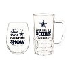 Evergreen Dallas Cowboys, Stemless 17OZ Wine & Beer 16 OZ Gift Set - 2 of 4