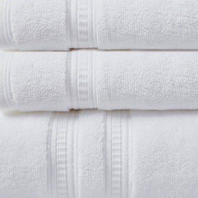 Luxurious Soft Cotton Hand Towel Set in White, 700 GSM