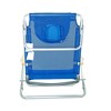 Ostrich SBSC-1016B South Adult Beach Lake Sand Lounging Chair, Blue (2 Pack) - 4 of 4