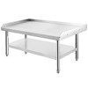 Commercial Stainless Steel Table & Heavy-Duty Equipment Stand with 1000 lb Capacity - 3 of 4