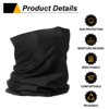 Unique Bargains Breathable Sun Protection Hiking Fishing Cycling Neck Gaiter Face Masks 2 Pcs - 4 of 4