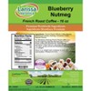 Larissa Veronica Blueberry Nutmeg French Roast Coffee (Gourmet, Naturally Flavored, Whole Coffee Beans) (16 oz, ZIN: 564908) - 2 of 4