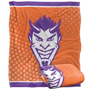 Northwestern State University Logo Dots Silky 50x60 Blanket, 1 Sided - 1 of 4