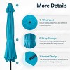 Heynemo Outdoor Patio Umbrella, Patio Umbrella with Push Button Tilt/Crank, Outdoor Umbrella with 8 Sturdy Ribs, Large Umbrella for Backyard - 4 of 4