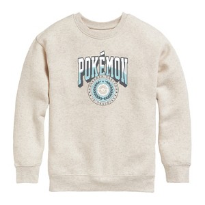 Boys' - Pokémon - Master In Training Arch-Youth Crew Fleece Sweatshirt Graphic Long Sleeve Fleece Sweatshirt - 1 of 4