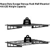 2 Pack Garage Wall Mounted Floating Storage Racks, Wall Mounted Garage Storage Racks, Shop, Carport, Garage - 2 of 4