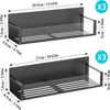 Attop 6 Pack Magnetic Spice Storage Rack Organizer for Refrigerator and Oven, Clear Fridge Organizers and Storage - 2 of 4