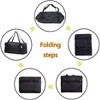 MaseiKar Foldable Travel Duffel Bag For Women & Men Luggage Great for Gym,travel or camping,Black - 4 of 4
