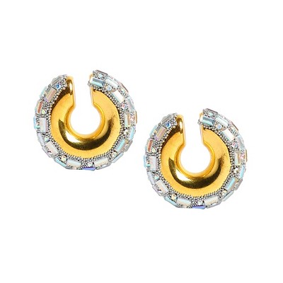 SOHI Women's The Mirror Cuff Earrings